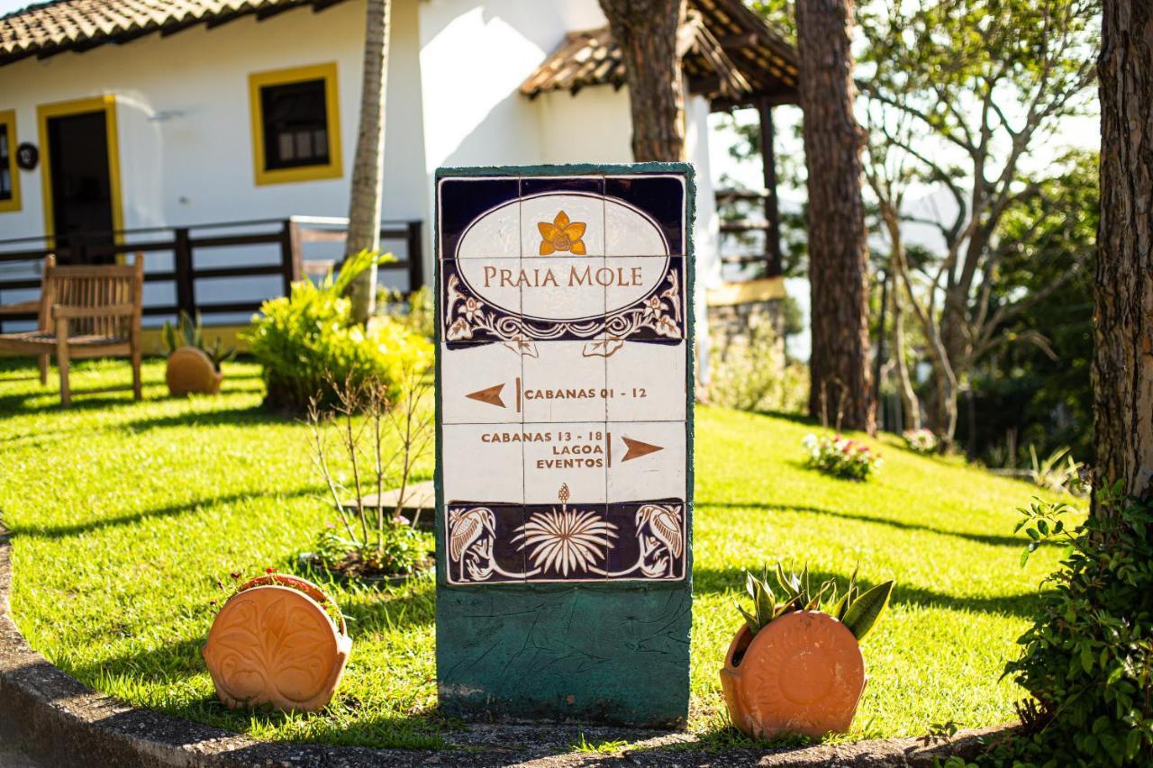Pousada Cabanas Da Praia Mole フロリアノポリス エクステリア 写真